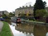 Narrowboats on the canal Skipton